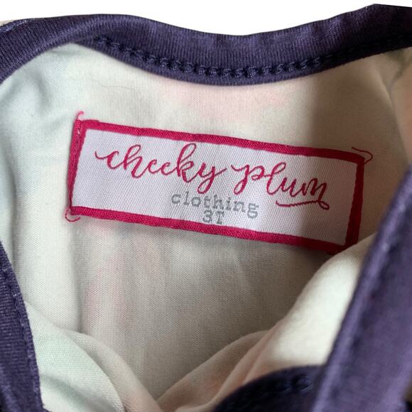 Cheeky Plum tiered floral dress with pockets - Picture 3 of 9